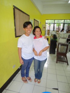 Teacher Carlo and Mrs. Dy Tiapco.