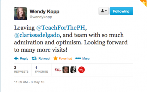 Wendy Kopp Twitter