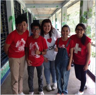 From L-R: Teachers Kit, Miggy, Evee, Kris and Kat R. of Sto. Cristo Elementary School