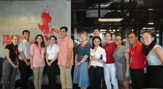 Brett Wigdortz with the Teach for the Philippines Team