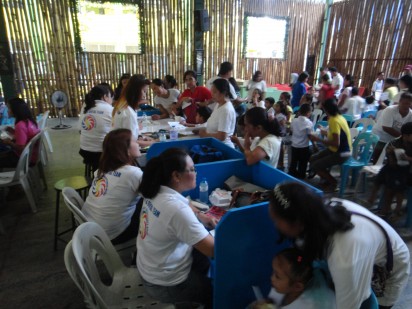 The Medical Mission at Commonwealth Elementary School's covered court
