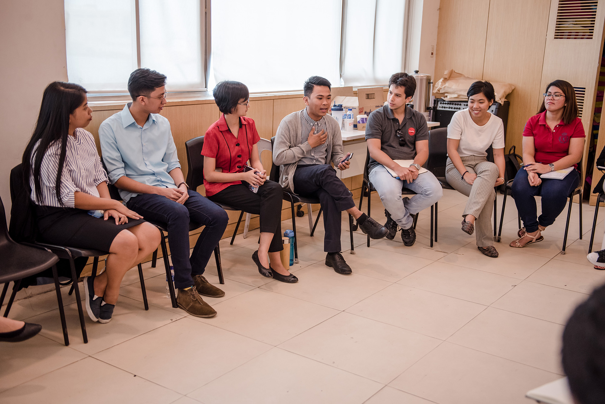 Teach for the Philippines Alumni and Alumni Ambassadors currently working in the local government of Navotas, as well as youth development in local and national organizations